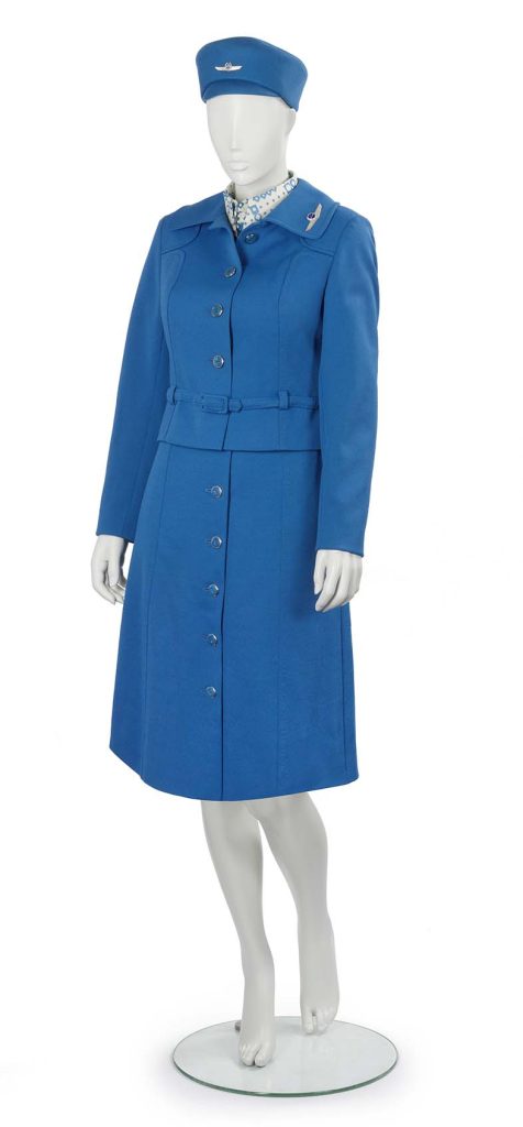 KLM stewardessenuniform, 1971