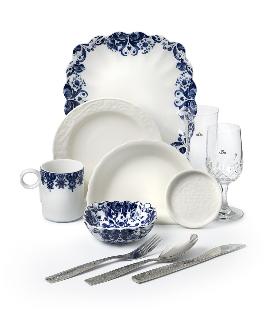 Servies voor KLM World Business Class, ontwerp Marcel Wanders, 2010